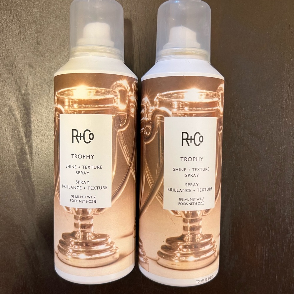 2x R+Co Trophy Shine + Texture Spray 6 oz Full Size